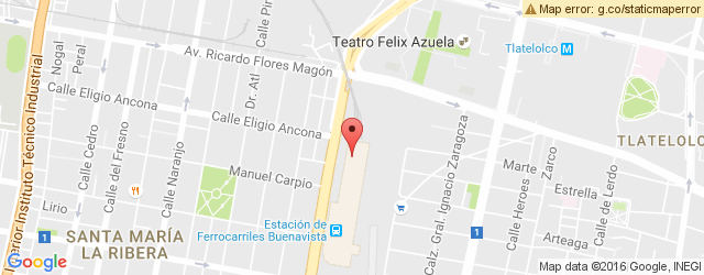 Mapa de ubicación de CARL'S JR, BUENAVISTA