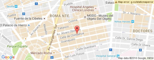 Mapa de ubicación de ENO, ROMA