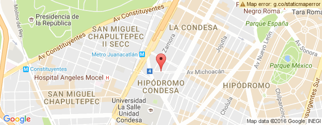 Mapa de ubicación de DA SILVA PANADERÍA ARTESANA, CONDESA