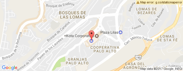 Mapa de ubicación de CAFÉ O, BOSQUES