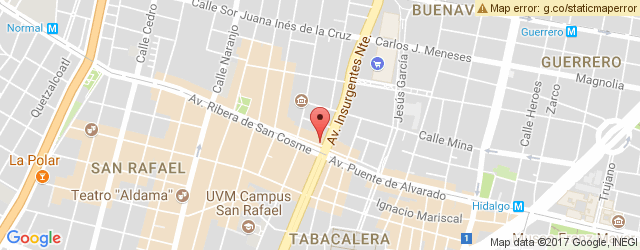 Mapa de ubicación de TOKS, PUENTE DE ALVARADO