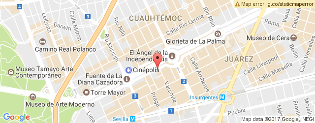 Mapa de ubicación de PARÍS 16