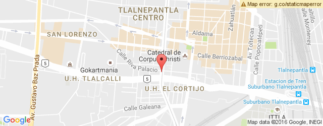 Mapa de ubicación de TOKS, MARIO COLÍN
