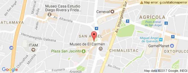 Mapa de ubicación de CHURRERIA DEL CARMEN