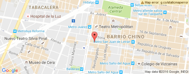 Mapa de ubicación de CAFÉ EL CHAVALETE, REVILLAGIGEDO