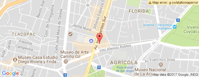 Mapa de ubicación de EL PESCADITO, VITO ALESSIO