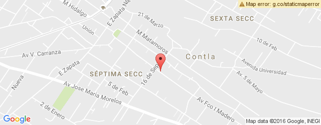 Mapa de ubicación de ANTONELLA PIZZA, MADERO
