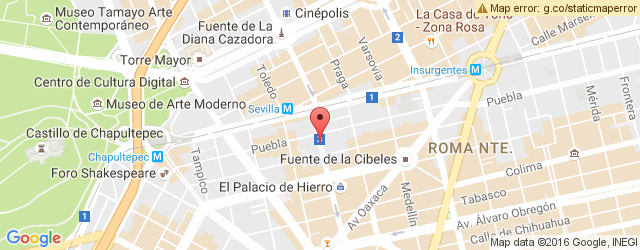 Mapa de ubicación de JOINOS BAGELS, CORREDOR SALAMANCA
