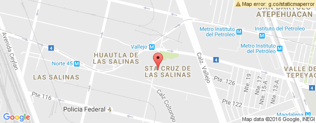 Mapa de ubicación de LA VICENTA, VALLEJO