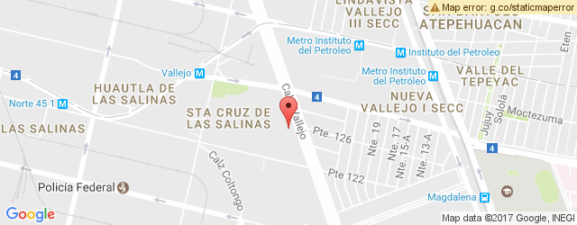 Mapa de ubicación de FONDA ARGENTINA, VALLEJO