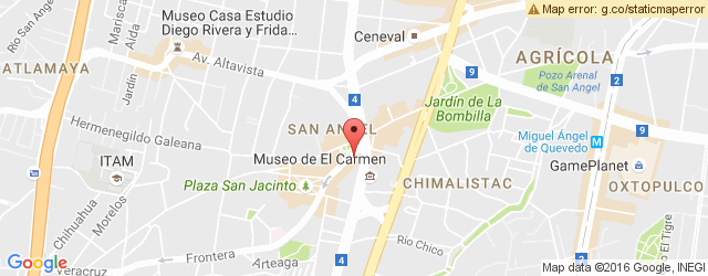 Mapa de ubicación de TORTAS LA MATRACA, MADERO