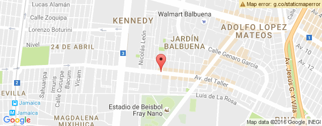 Mapa de ubicación de EL POLLITO CAMPESINO, JARDÍN BALBUENA