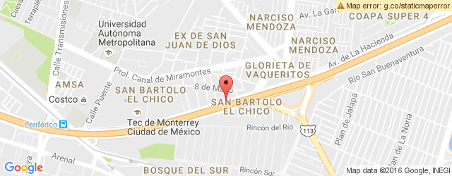 Mapa de ubicación de LA BUSQUEDA
