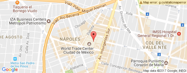 Mapa de ubicación de HELADO OBSCURO, WTC