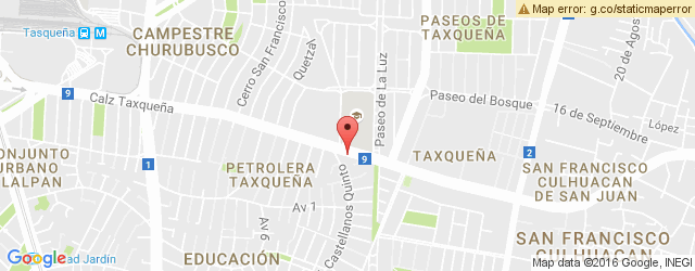 Mapa de ubicación de LOS HIJOS DE SU...TAQUERÍAS