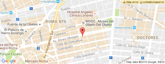 Mapa de ubicación de LA CERVECERÍA DE BARRIO, ÁLVARO OBREGÓN