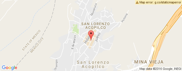 Mapa de ubicación de RODEO CRUZELI'S, ACOPILCO