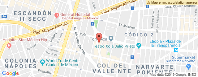 Mapa de ubicación de INSOPORTABLEMENTE ARGENTINO, DEL VALLE