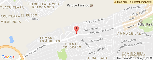 Mapa de ubicación de PIZZA AMORE, ÁGUILAS