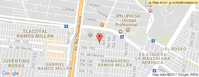 Mapa de ubicación de LOS TACUBOS, PLAZA MINIMAC
