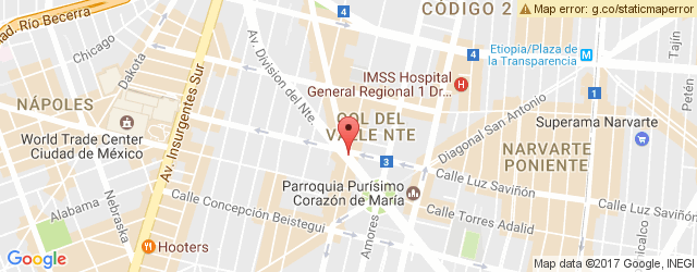 Mapa de ubicación de LOS COMERCIALES, COYOACÁN