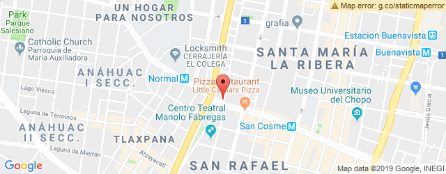Mapa de ubicación de CANTINA LA VERACRUZANA
