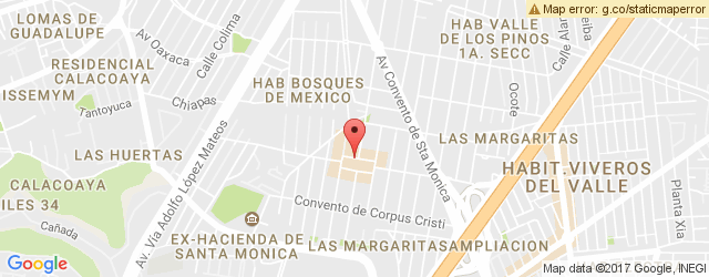 Mapa de ubicación de LOS COMPADRES ÁRABES, TLALNEPANTLA