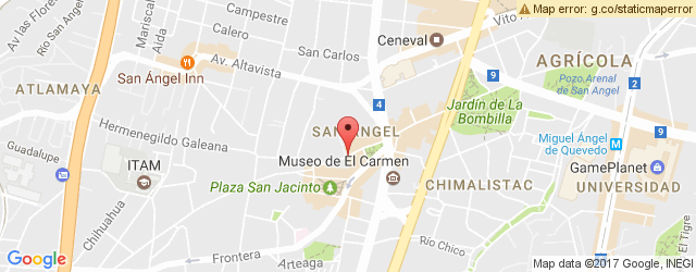 Mapa de ubicación de CAJA DE MAR, MERCADO DEL CARMEN SAN ÁNGEL