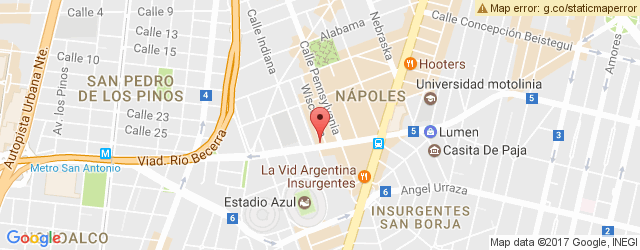 Mapa de ubicación de GUAPO CAFÉ, SAN ANTONIO