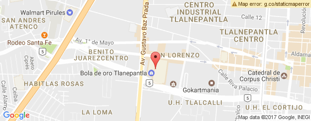 Mapa de ubicación de LAS JUANAS, TLALNEPANTLA