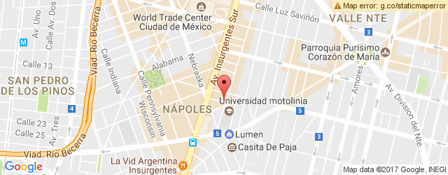 Mapa de ubicación de LA EXCUSA