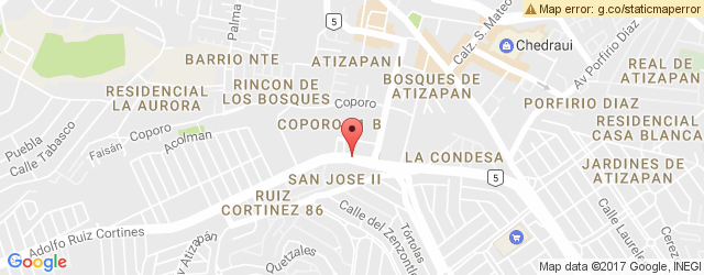 Mapa de ubicación de ZONA, PLAZA LA CANTERA