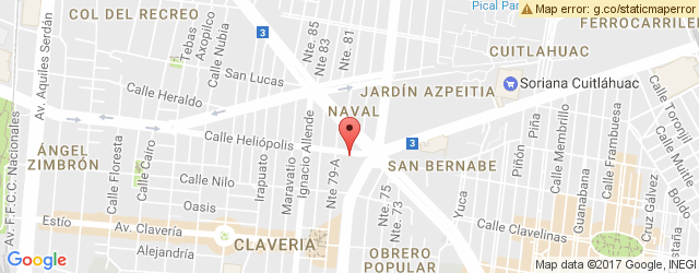 Mapa de ubicación de LA CASA DE YEYA, CAMARONES