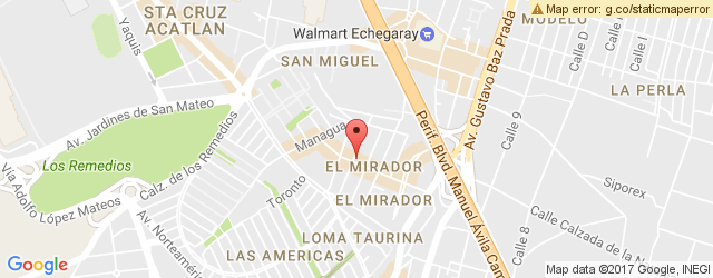 Mapa de ubicación de TORTAS AHOGADAS EL HOSPICIO