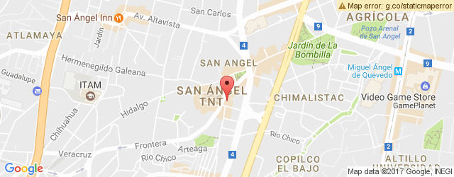 Mapa de ubicación de BOROLA CAFÉ, SAN ÁNGEL