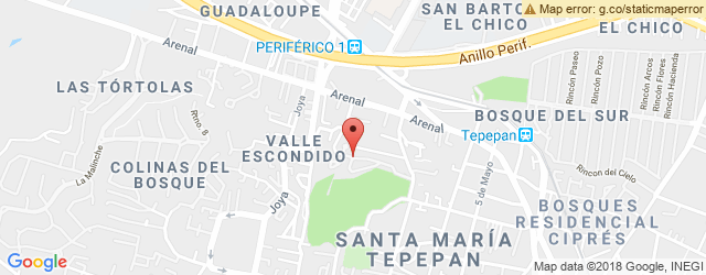 Mapa de ubicación de CLUB ALEMÁN DE MÉXICO