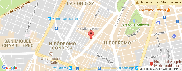 Mapa de ubicación de BOICOT CAFÉ, CONDESA
