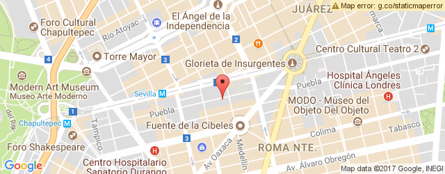 Mapa de ubicación de CASA DEL AGUA