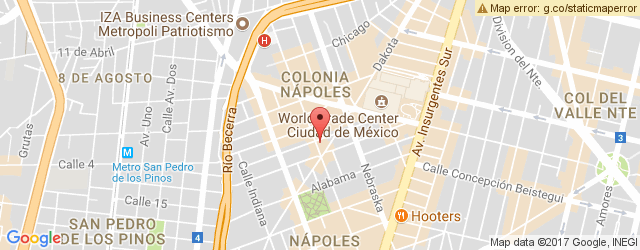 Mapa de ubicación de COSTILLITAS NUEVA YORK