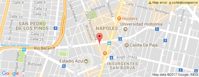 Mapa de ubicación de TORTAS LA CASTELLANA, NÁPOLES