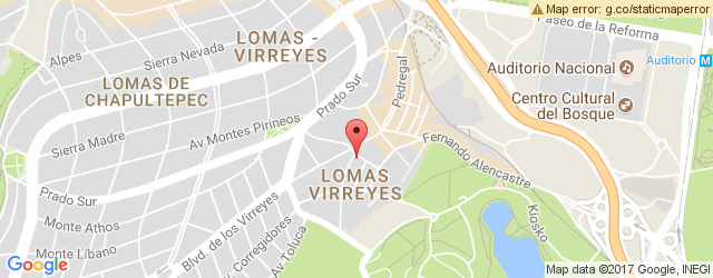 Mapa de ubicación de LA CASITA, VIRREYES