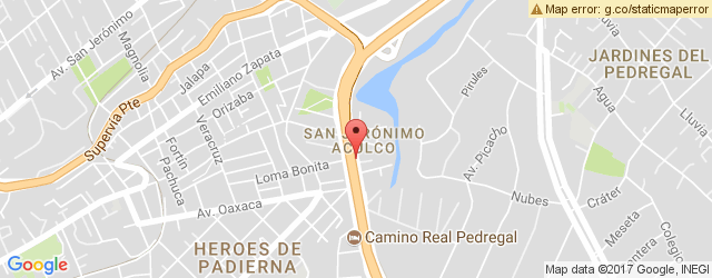 Mapa de ubicación de LA CASITA, SAN JERÓNIMO