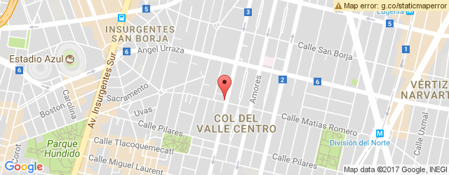 Mapa de ubicación de EL CHIVITO DE SAN COSME I COYOACÁN, DEL VALLE