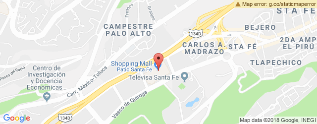 Mapa de ubicación de CASSAVA ROOTS, PATIO SANTA FE