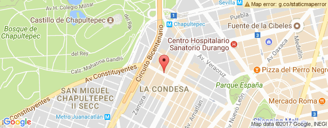 Mapa de ubicación de PAYS CORONADO, CONDESA