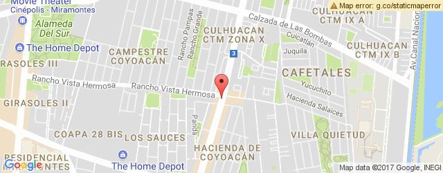 Mapa de ubicación de LOS BISQUETS OBREGÓN, CAFETALES