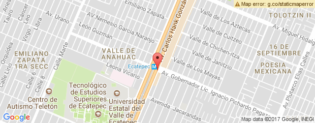Mapa de ubicación de LOS BISQUETS OBREGÓN, ECATEPEC