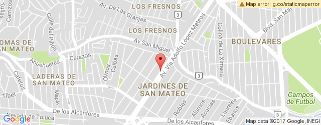 Mapa de ubicación de LOS BISQUETS OBREGÓN, SAN MATEO