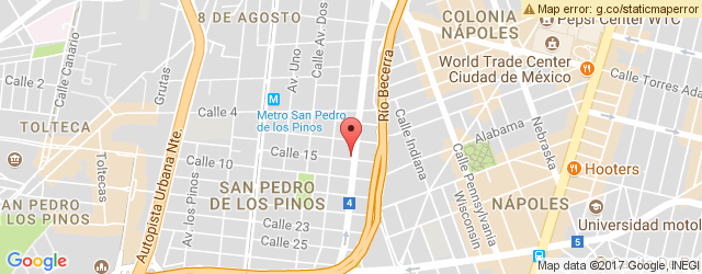 Mapa de ubicación de EL RINCÓN DE SAN PEDRO