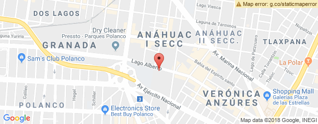 Mapa de ubicación de MADERO, LAGO ALBERTO